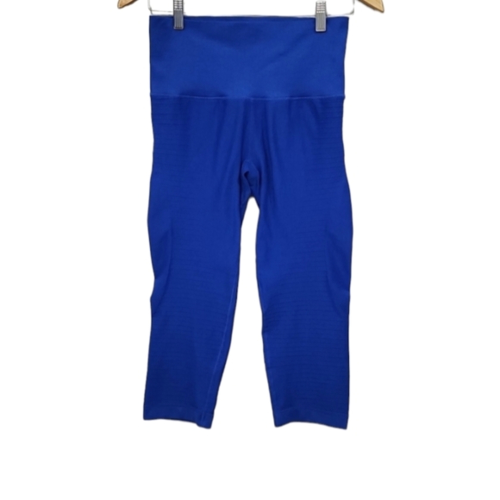 Stella Elyse‎ Yoga Gym Capri Leggings Royal Blue Size M/L